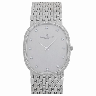 Baume & Mercier 17600 9 Classic Manual Male 18k White Gold Replica Watches