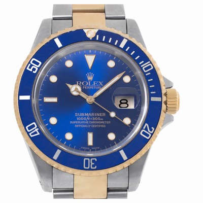 Rolex 16613 Submariner Automatic Male 18k gold & Stainless Steel Replica Watches