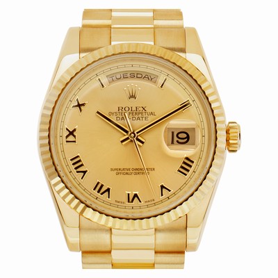 Rolex 118238 Day-Date Automatic Male 18k yellow gold Replica Watches