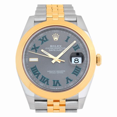 Rolex 126303 Datejust 41 Automatic Unisex 18k gold & Stainless Steel Replica Watches