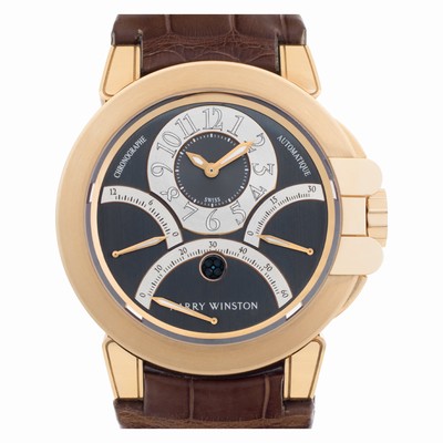 Harry Winston 400/mcra44rl.a1 Ocean Automatic Male 18k rose gold Replica Watches