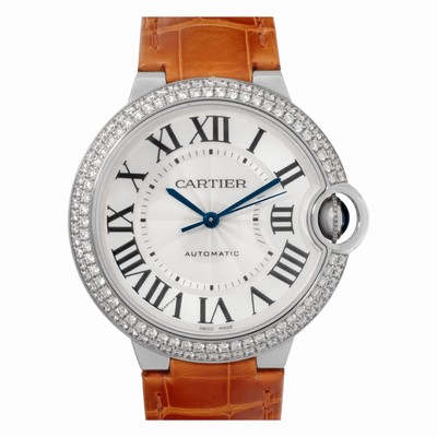 Cartier WE900651 Ballon Bleu Automatic Female 18k White Gold Replica Watches