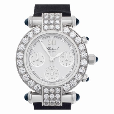 Chopard 38/3168-23 Imperiale Quartz Female 18k White Gold Replica Watches