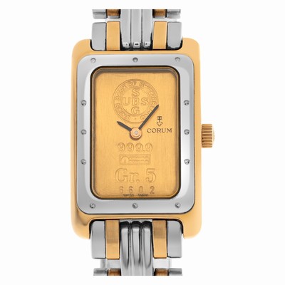 Corum 528998 Ingot 10gr Quartz Female 18k yellow gold Replica Watches