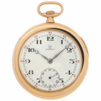 Omega Omega 3863 pocket watch Manual Unisex 18k yellow gold Replica Watches