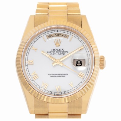 Rolex 118238 Day-Date Automatic Male 18k yellow gold Replica Watches