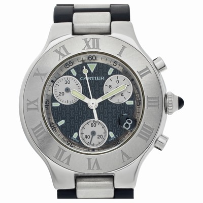 Cartier W10125U2 Chronoscaph Quartz Female Stainless Steel Replica Watches