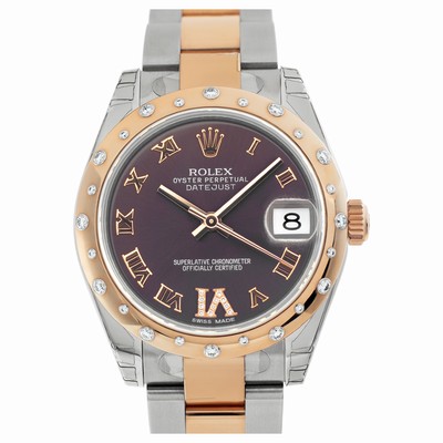 Rolex 178341 Datejust Automatic Female 18k rose gold & stainless steel Replica Watches