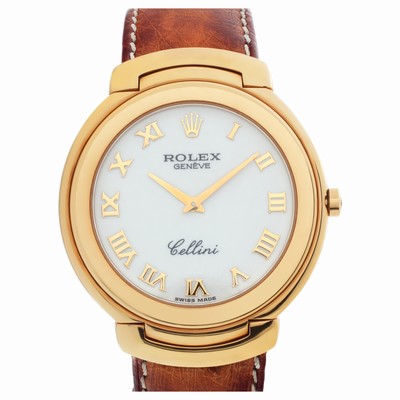 Rolex 6623 Cellini Quartz Male 18k yellow gold Replica Watches