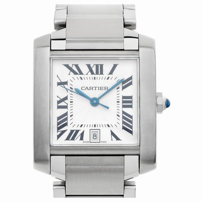 Cartier W51002Q3 Tank Francaise Automatic Male Stainless Steel Replica Watches