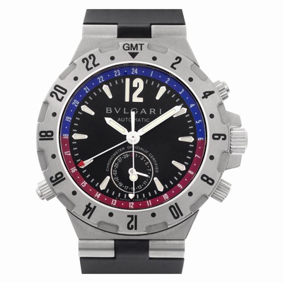 Bvlgari gmt40s Diagono Automatic Male Stainless Steel Replica Watches