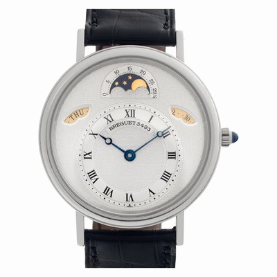 Breguet 3330 Quantieme Automatic Unisex Platinum Replica Watches