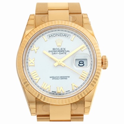 Rolex 118238 Day-Date Automatic Unisex 18k yellow gold Replica Watches