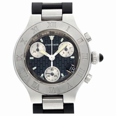 Cartier  W10198U2 Chronoscaph 21 Quartz Female Stainless Steel Replica Watches