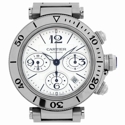 Cartier W31089M7 Pasha Seatimer Chrono Automatic Male Stainless Steel Replica Watches