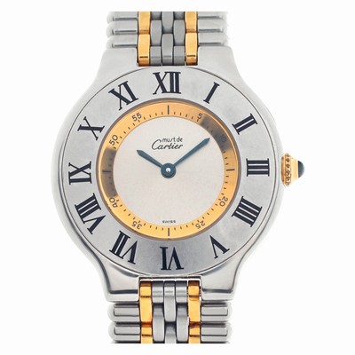 Cartier W10074F4 Must de Quartz Unisex Stainless Steel Replica Watches