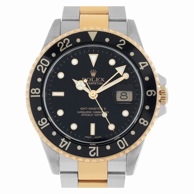 Rolex 16713 GMT-Master II Automatic Male 18k gold & Stainless Steel Replica Watches