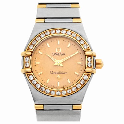 Omega 56900561 Constellation Quartz Female 18k gold & Stainless Steel Replica Watches