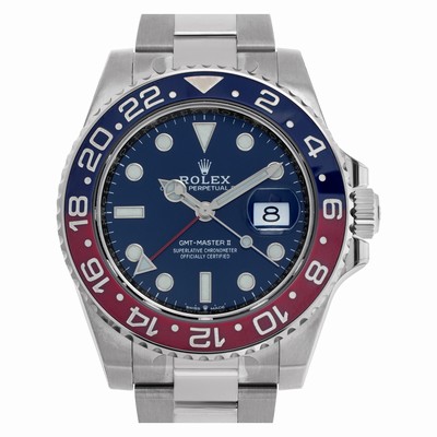 Rolex 126719BLRO GMT-Master II Automatic Male 18k White Gold Replica Watches