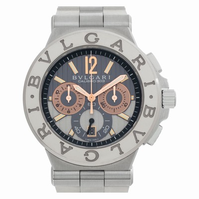 Bvlgari DG 42 SWG CH Diagono Automatic Male Stainless Steel Replica Watches