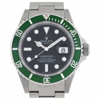 Rolex 16610lv Submariner Kermit Automatic Male Stainless Steel Replica Watches