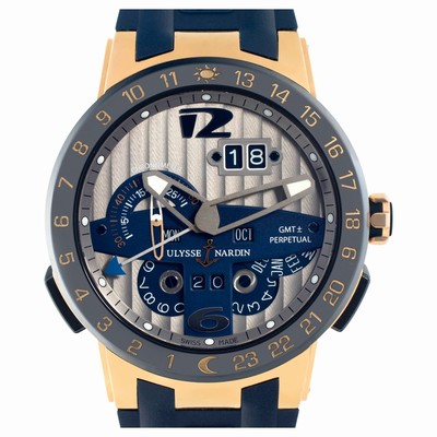 Ulysse Nardin 326-00 El Toro GMT Perpetual Automatic Male 18k yellow gold Replica Watches