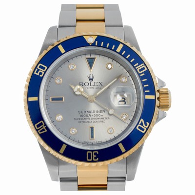 Rolex 16613 Submariner Automatic Unisex 18k gold & Stainless Steel Replica Watches