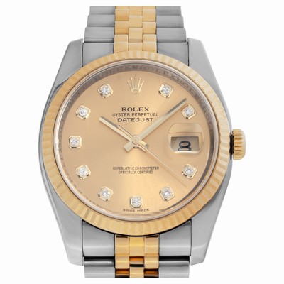 Rolex 116233 Datejust Automatic Unisex 18k gold & Stainless Steel Replica Watches